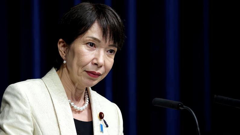 Sanae Takaichi, Japan’s prime minister, speaks during a press conference at the prime minister’s office in Tokyo, Japan, on Wednesday, Feb. 18, 2026. Kiyoshi Ota/Pool via REUTERS/File Photo