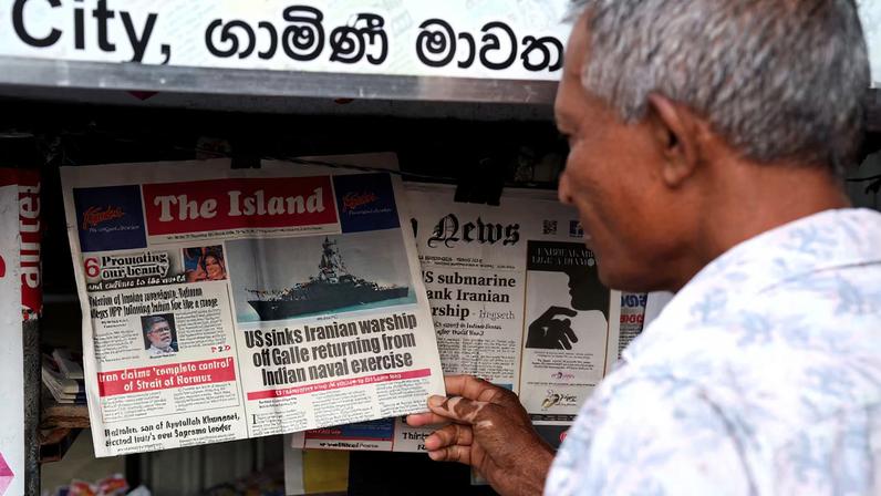 Sri Lanka diz tentar proteger vidas a bordo de outro navio iraniano