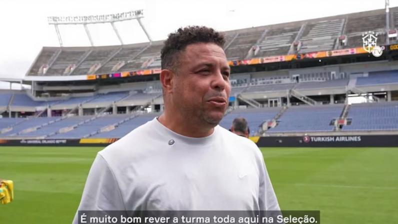 Ronaldo comenta a preparação da Seleção Brasileira em Orlando