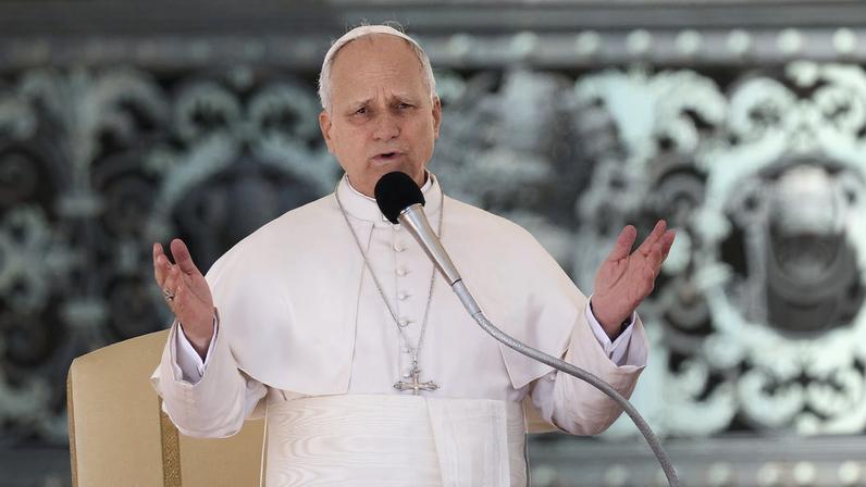 Pope Leo XIV holds the weekly general audience in Saint Peter's Square at the Vatican