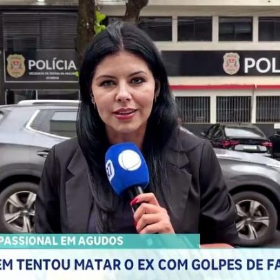 Homem tenta matar ex com facão em crime passional em Agudos