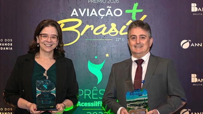 Prêmio Aviação + Brasil na categoria de Pontualidade