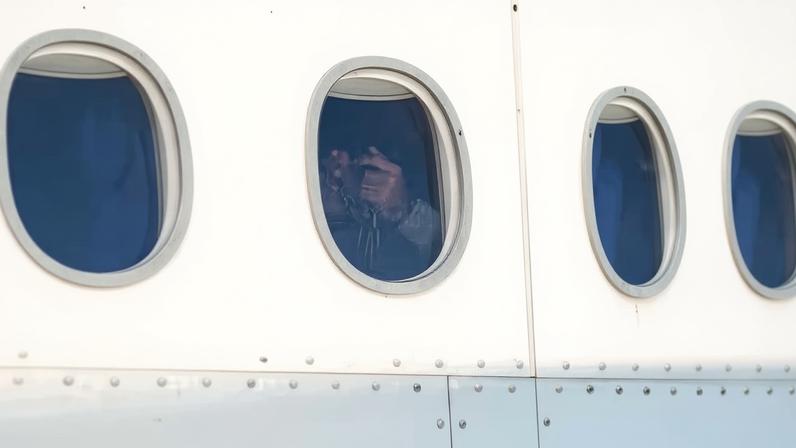 Vuelo de migrantes deportados en el Aeropuerto Internacional Simón Bolívar, en Maiquetía (Venezuela), el 19 de enero.