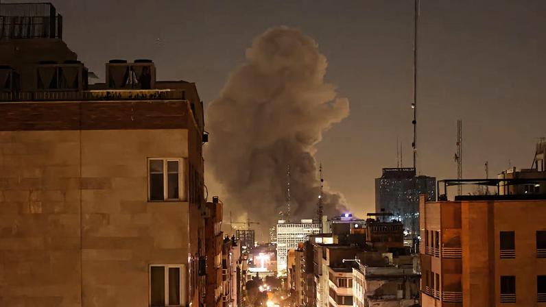 Smoke rises following an explosion, after Israel and the U.S. launched strikes on Iran, in Tehran, Iran, March 1, 2026. Majid Asgaripour/WANA (West Asia News Agency) via REUTERS