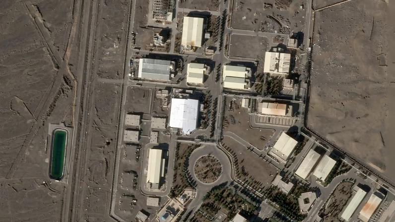 A satellite imagery taken on January 30, 2026 shows a new roof over a previously destroyed building at Natanz nuclear site