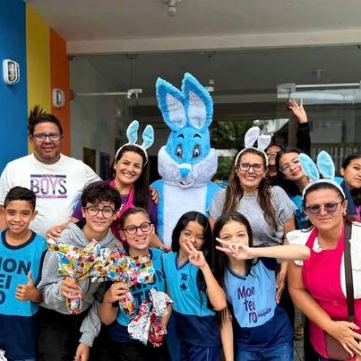 Secretaria de Desenvolvimento Social leva ovos de Páscoa para escolas municipais
