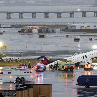 Acidente no Aeroporto LaGuardia deixa dois mortos e diversos feridos
