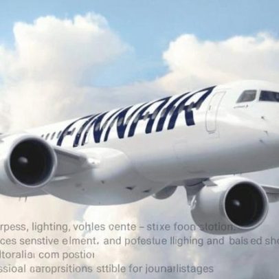 Embraer recebe encomenda de até 46 jatos da Finnair