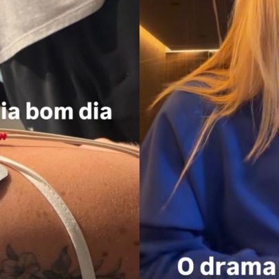 Virginia Fonseca passa mal em Madri e recebe ajuda da equipe de Vini Jr.