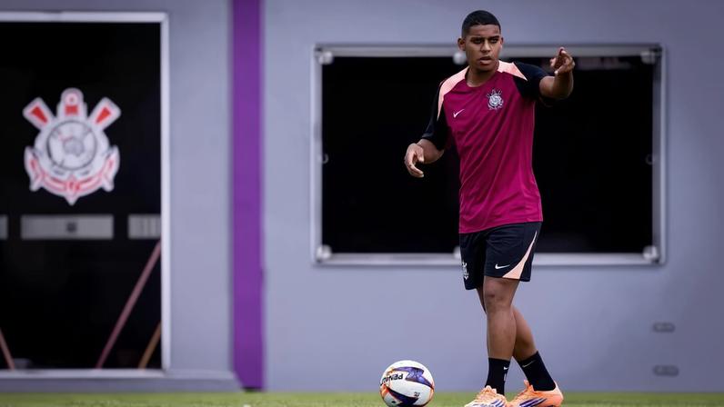 Gui Negão, jovem revelação das categorias de base do Corinthians — Foto: Rodrigo Coca/ Ag. Corinthians