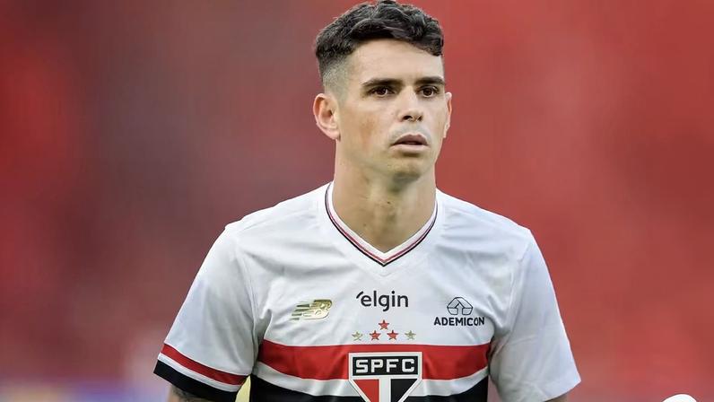 Oscar Flamengo São Paulo — Foto: Thiago Ribeiro/AGIF