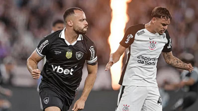 Arthur Cabral marca contra o Corinthians pelo Brasileirão de 2025 — Foto: Thiago Ribeiro/AGIF