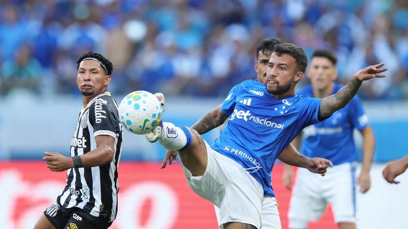 Cruzeiro x Santos — Foto: Gilson Lobo/AGIF