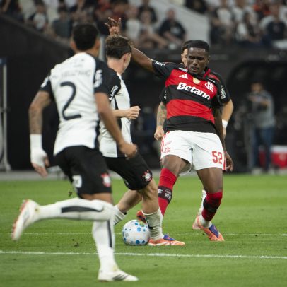 CBF analisa VAR na expulsão de Evertton no clássico Corinthians x Flamengo