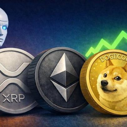 IA chinesa KIMI prevê preço de XRP, Ethereum e Dogecoin até 2026