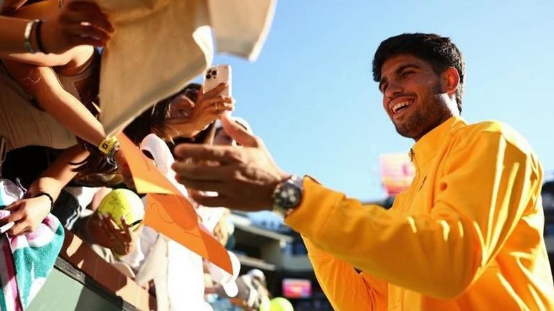 Alcaraz e Zverev jogam golfe em Indian Wells; Djokovic também