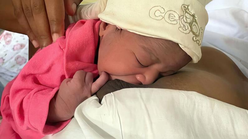 Primeiros bebês cariocas de 2024 - Elysa - Pedro II. Foto: Arquivo Pessoal