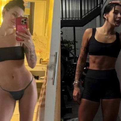 Ana Castela muda o corpo em um ano de treinos; veja antes e depois