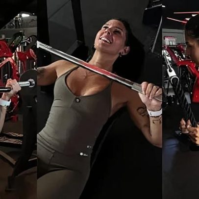 Ana Castela exibe treino intenso na academia durante folga