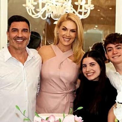 Ana Hickmann celebra 45 anos em festa organizada pelo marido e pela enteada