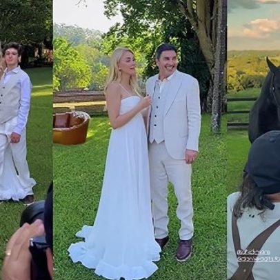 Ana Hickmann e Edu Guedes realizam ensaio pré-wedding em fazenda