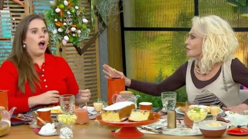 Ana Maria Braga dá patada ao vivo em Tati Machado no Mais Você: “Não é da sua conta”