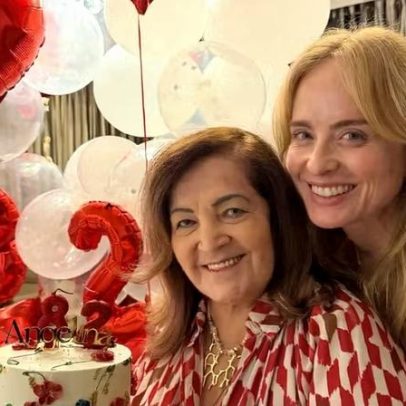 Angélica celebra 82 anos da mãe em festa com o pai e a irmã