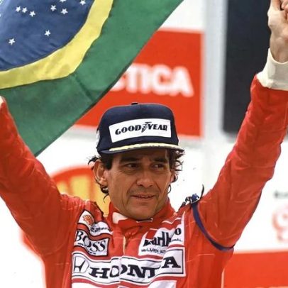Ayrton Senna vence pela primeira vez no Brasil há 35 anos