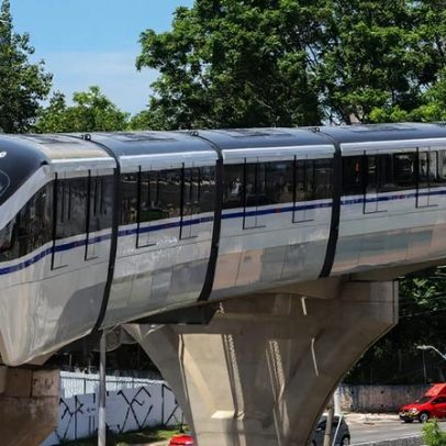 Monotrilho da Copa com trens BYD começa a operar após atraso de 10 anos
