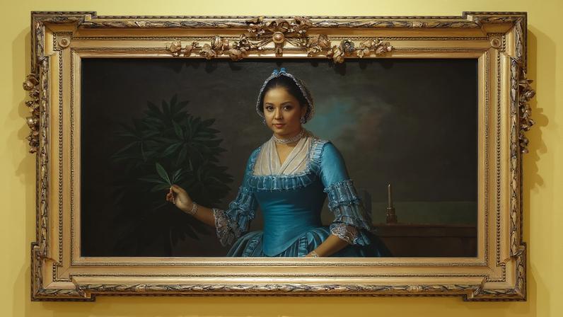 AGO identifica pintor e retrato de mulher negra do século 18