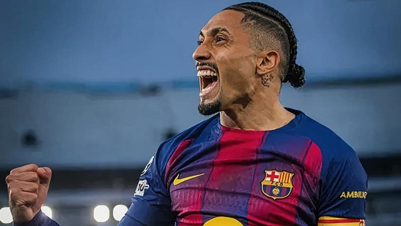 Raphinha foi o nome do jogo entre Barcelona e Newcastle pelas oitavas de final da Champions League