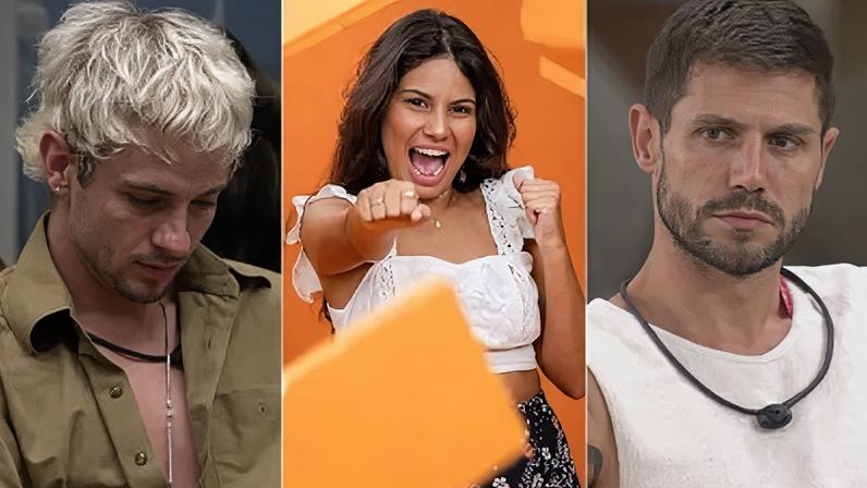 Juliano Floss, Gabriela Saporito e Jonas Sulzbach estão no 10º Paredão do BBB 26