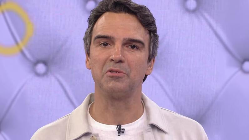O apresentador Tadeu Schmidt