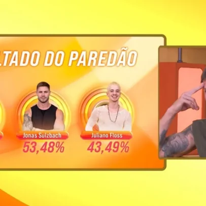 Jonas Sulzbach reage ao saber números do Paredão no BBB 26