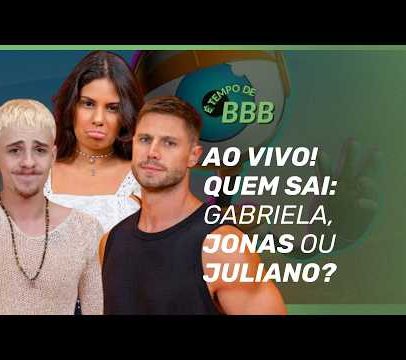 BBB 26: Gabriela, Jonas e Juliano no Paredão