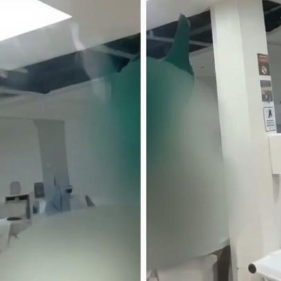 Paciente tenta fugir do Hospital Adão Pereira Nunes e cai do teto