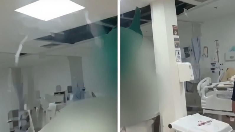 Paciente tenta fugir do Hospital Adão Pereira Nunes e cai do teto