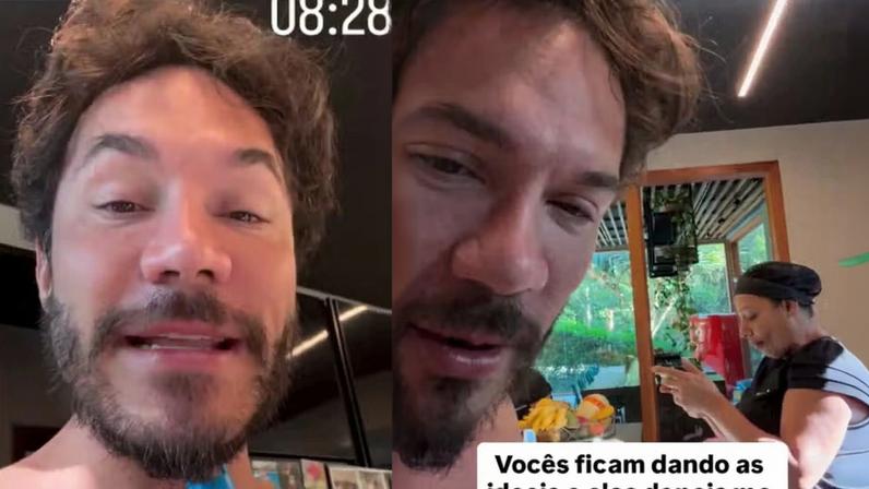 Eliezer e sua funcionária, Dai — Foto: Reprodução/Instagram