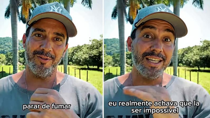 Andre Marques completa 2 anos sem fumar e diz estar mais disposto a namorar