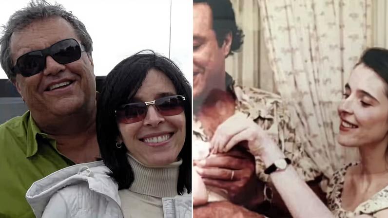 Dennis Carvalho, Deborah Evelyn e a filha deles, Luíza — Foto: Reprodução/Instagram