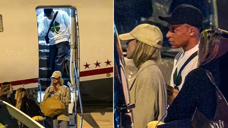 Mbappé chega a Madri com atriz que já foi crush de Anitta