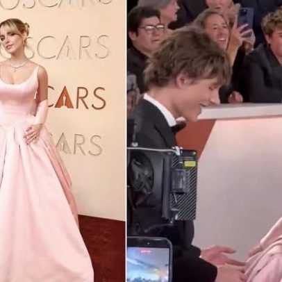 Mckenna Grace revela o que levou nos bolsos do vestido no Oscar