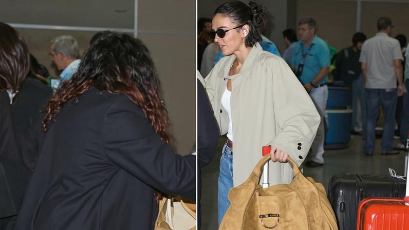 Bruna Marquezine volta ao Brasil com bolsa de R$ 17 mil após Oscar e encontro com Mendes