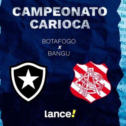 Final da Taça Rio: Botafogo x Bangu — horários, onde assistir e escalações