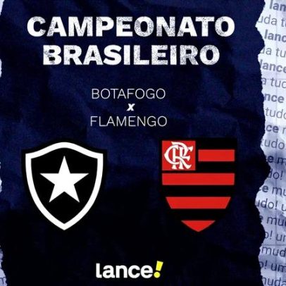 Botafogo x Flamengo: horário, transmissão e prováveis escalações