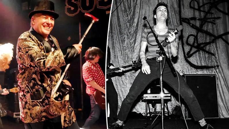 Jello Biafra (pictured above at the Hardly Strictly Bluegrass Festival in October 2017) was hospitalized after suffering a stroke caused by high blood pressure.