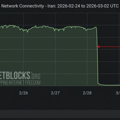 Irã sofre novo apagão de internet durante conflito com EUA e Israel