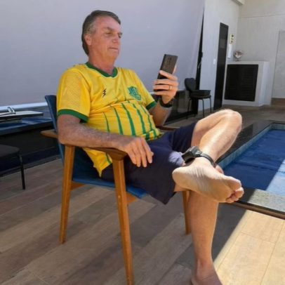 Bolsonaro tentou romper tornozeleira durante prisão domiciliar