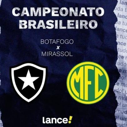 Botafogo x Mirassol: horário, onde assistir e prováveis escalações no Brasileirão