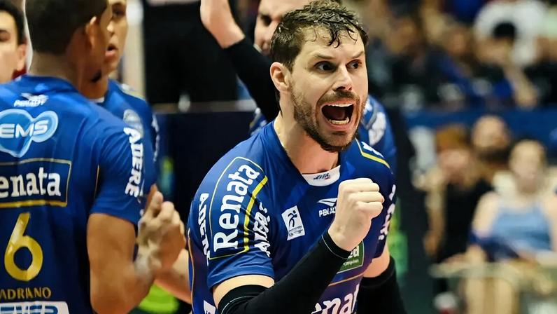 Aos 36 anos, Bruninho está na sua segunda temporada pelo Campinas (Foto: Rafael de Paula/Usina de Ideias/CBV)